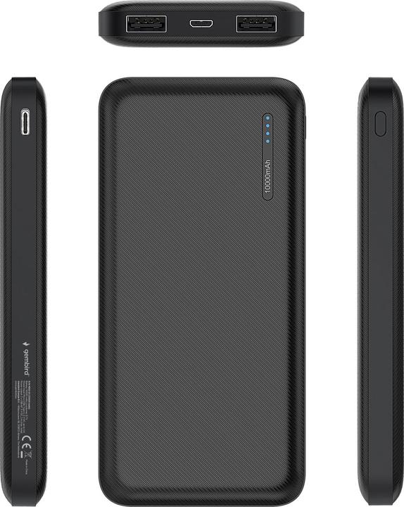 Actual product image Gembird PB10-02 (10000 mAh, 12 W, 37 Wh)