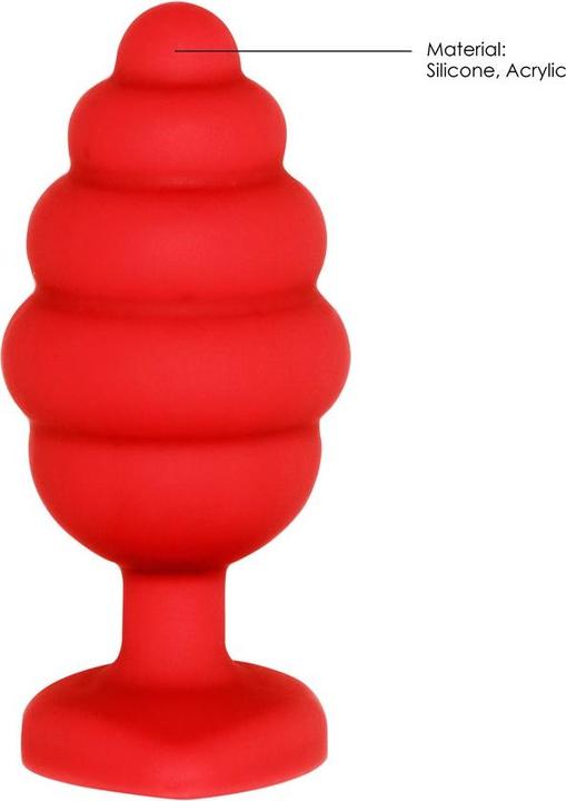 Produktbild Ouch! Regular Ribbed Diamond Heart Plug