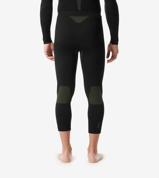 Produktbild Wedze Skiunterwäsche Funktionshose Herren nahtlos - BL500 Soft schwarz/khaki (S)