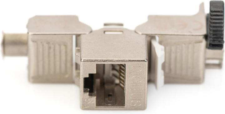 Productafbeelding Digitus CAT 6A keystone module, afgeschermd met intelligente kabelmanager (Schakelpaneel)