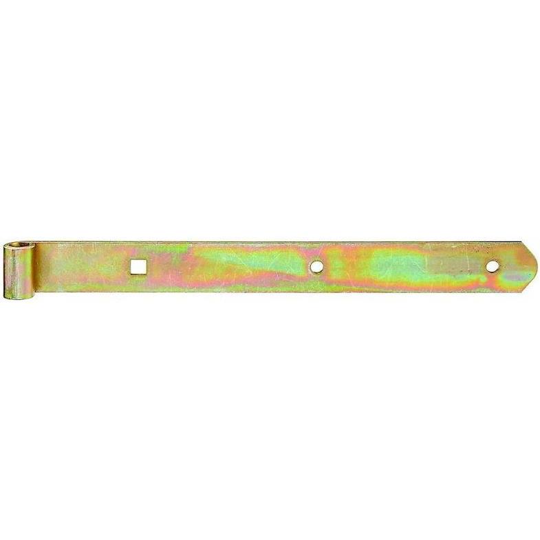 GAH, Türbeschlag + Scharnier, Ladenband Länge 300 x 10 x 30 mm Stärke 3 mm Stahl galv. verz. dickschichtpassiviert Ø 10 ...
