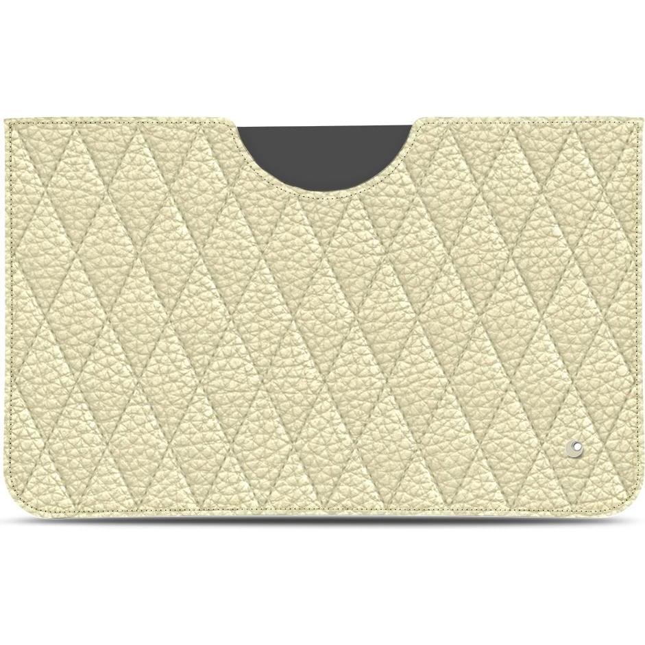 Noreve Lederschutzhülle (iPad 10.2 2019), Tablet Hülle, Beige