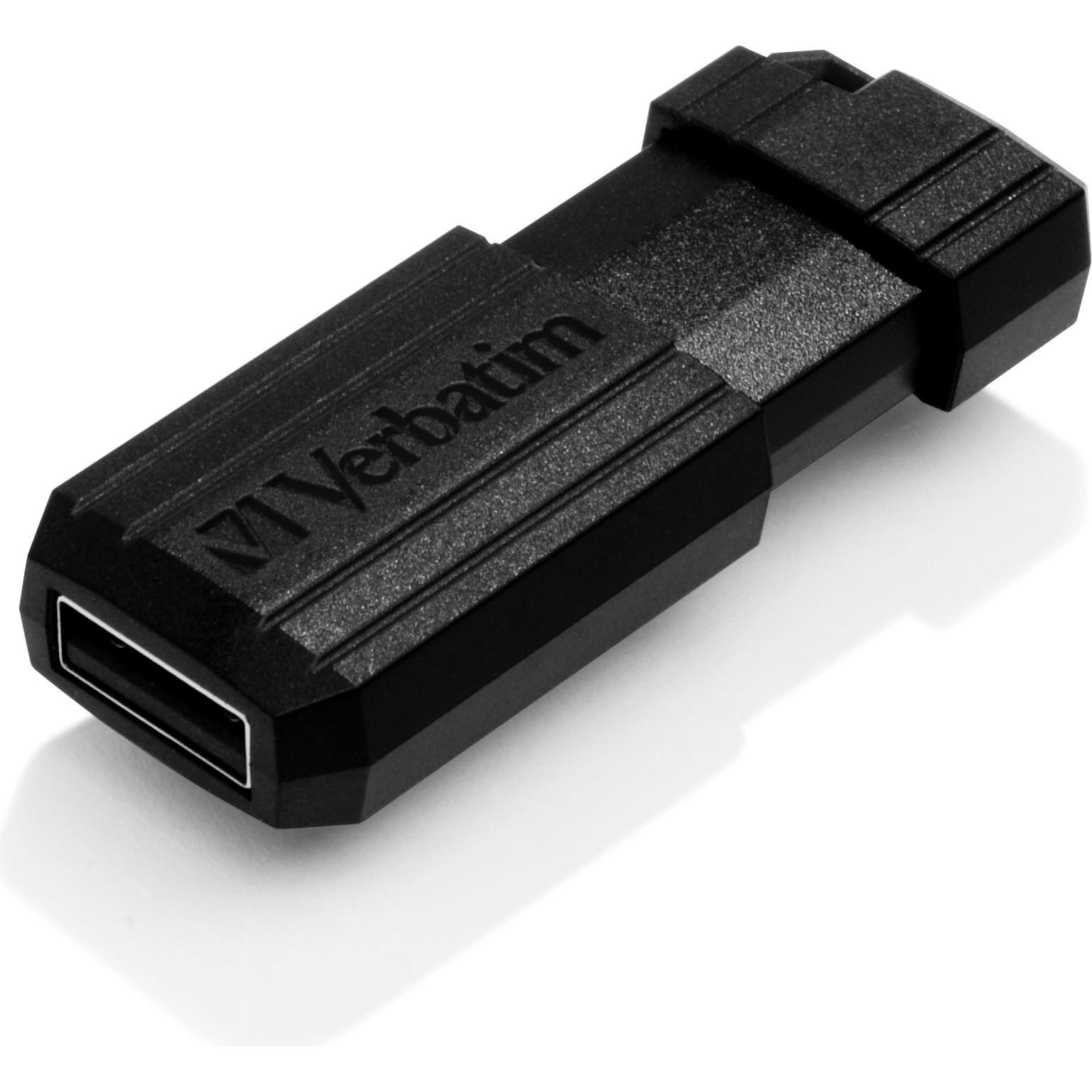 Thumbnail - Verbatim PinStripe (8 GB, USB-A, USB 2.0), USB Stick, Schwarz