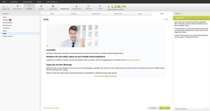 Actual product image Lexware Taxman 2020 for landlords (1 User, 12 months)
