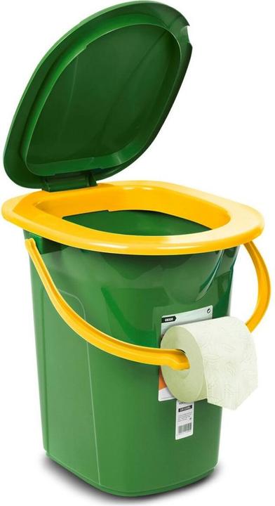 Produktbild Greenblue Dark green orange portable toilet (GB320GO)