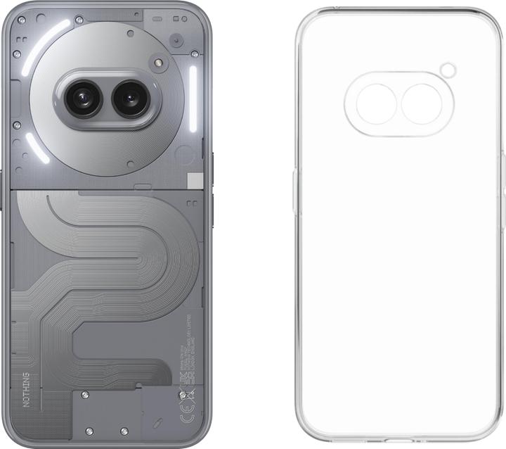 Nothing Phone (2a) Plus with Clear Case (256 GB, Grey, 6.70", Dual SIM, 5G)