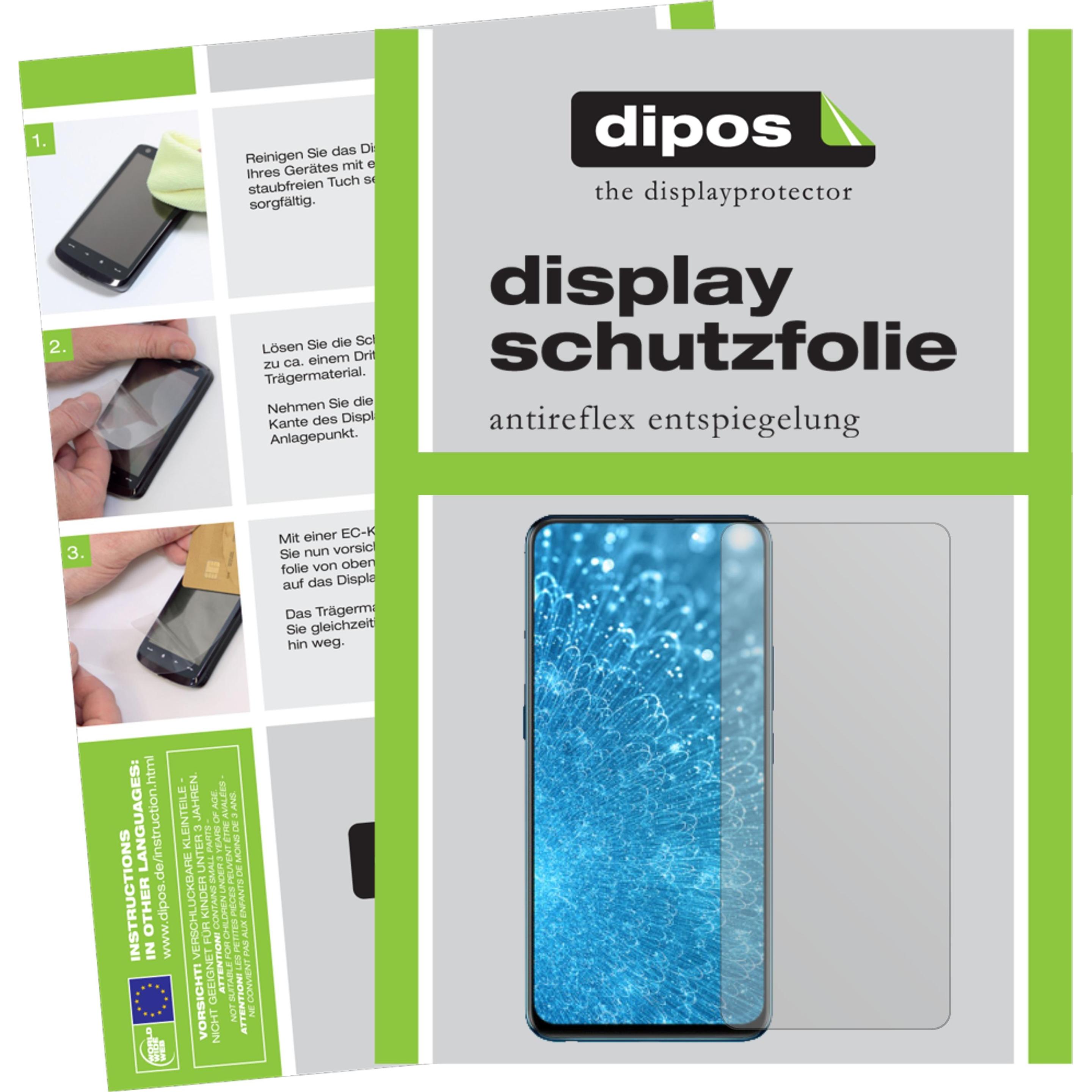 Dipos Displayschutzfolie Antireflex (2 Stück, Vivo S1 Pro), Smartphone Schutzfolie, Transparent