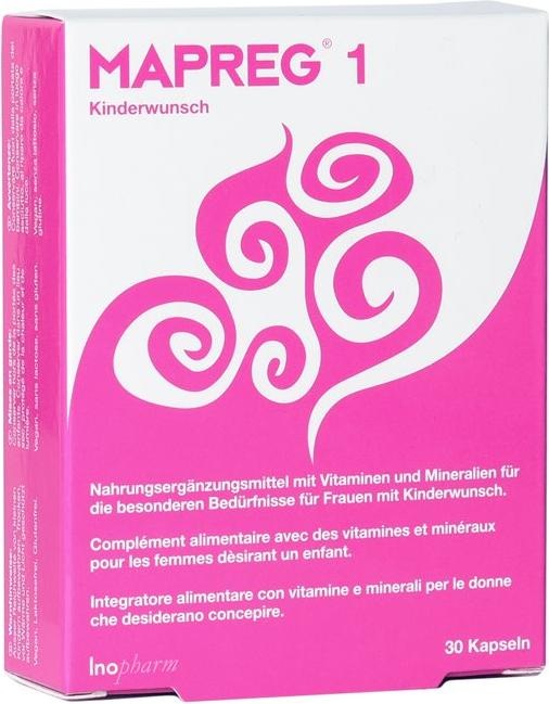 Produktbild Mapreg 1 Kinderwunsch Kapseln (30 Stk) (30 Stück, Kapseln, 22 g)