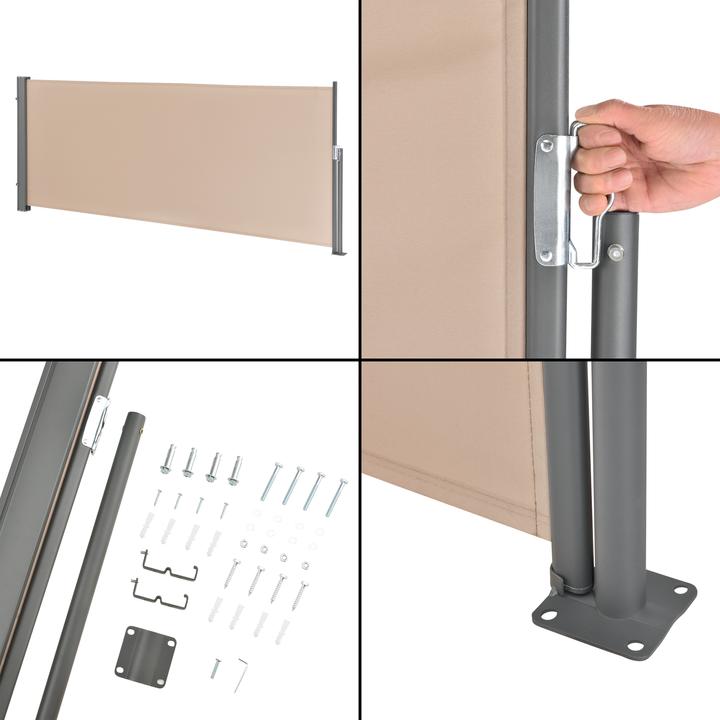 Image du produit Pro-Tec Store latéral Mulhacén 120x300 cm Sable (3 m)