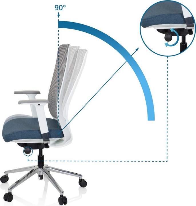 Produktbild Hjh Office Chiaro T2 White