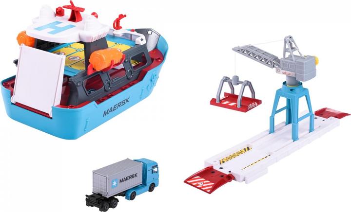 Image du produit Majorette Creatix Logistic Freight Ship+1 véhicule