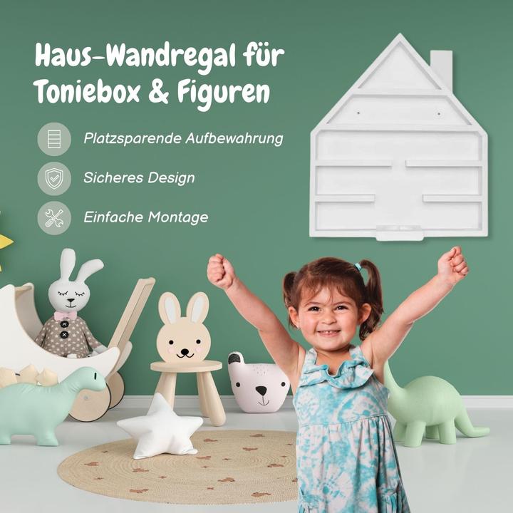 Produktbild Hermex Haus-Wandregal (50 x 15 x 55 cm)