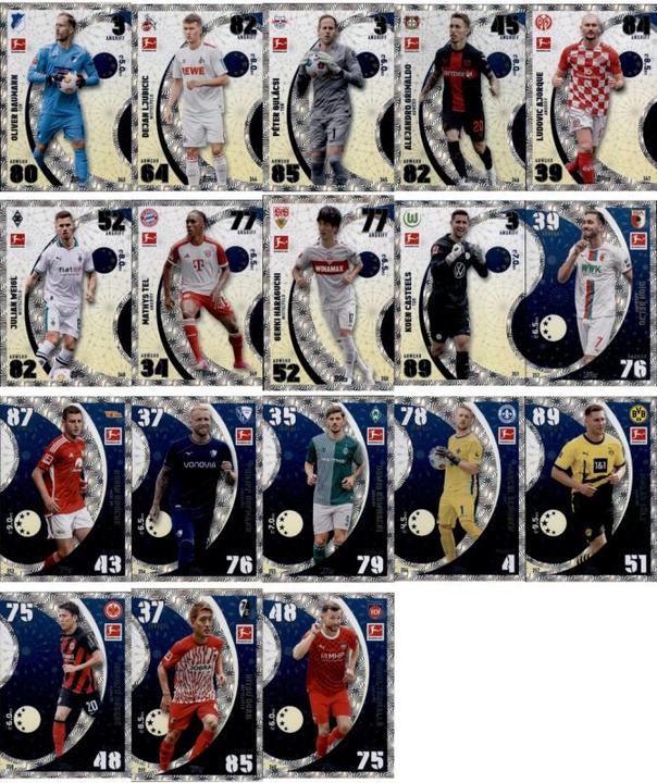 Topps Match Attax Bundesliga - 2023/24 - Alle 18 Yin Yang Karten
