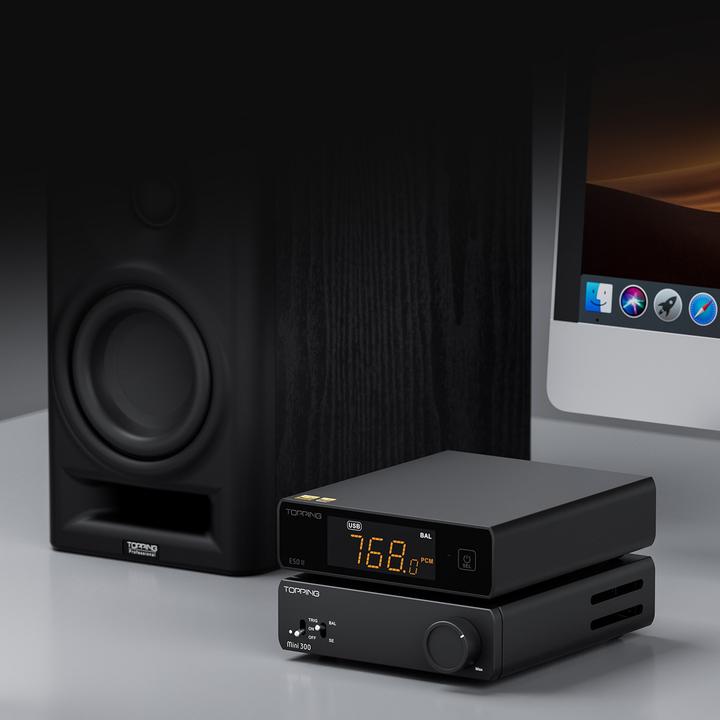 Actual product image Topping E50 II (Display, USB-DAC, Bluetooth)