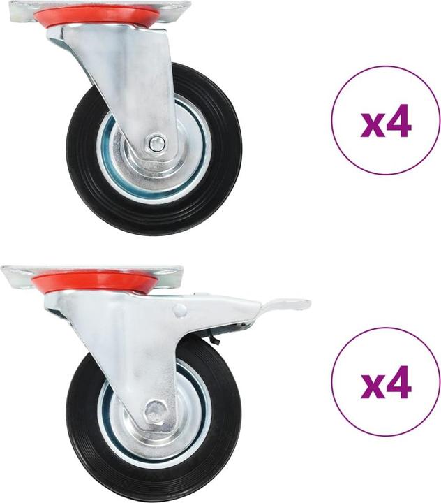 Produktbild vidaXL Lenkrolle