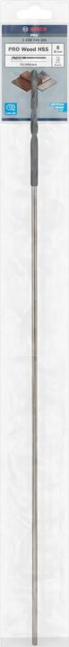 Immagine prodotto Bosch Professional Zubehör Punta per installazione PRO Wood HSS, 8 x 75 x 600 mm (8 mm)