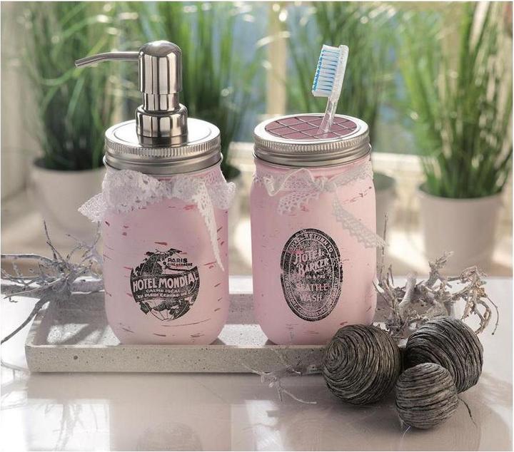 Produktbild Glorex Glas mit 2-teilig Deckel