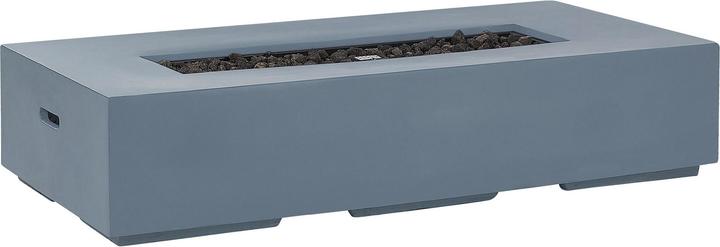 Produktbild Beliani Feuerstelle grau Leichtbeton rechteckig PAVO II (143 cm)