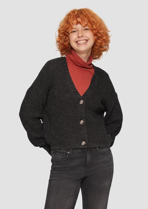 Actual product image S.Oliver Strickjacke Strickjacke aus Baumwollmix (XL)