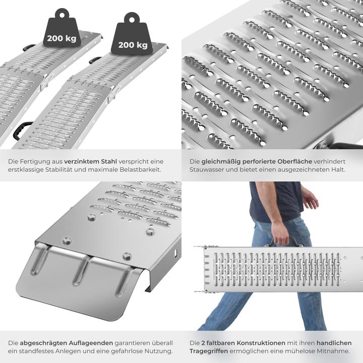 Produktbild tectake Auffahrrampen