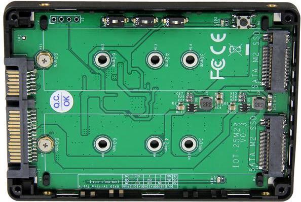 Actual product image StarTech 2X M.2 NGFF SATA ADAPTER -RAID