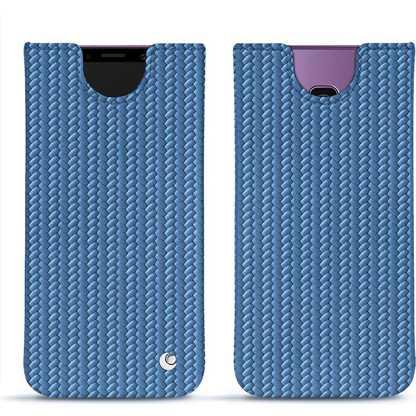 Thumbnail - Noreve Lederschutzhülle (Samsung Galaxy S9+), Smartphone Hülle, Blau