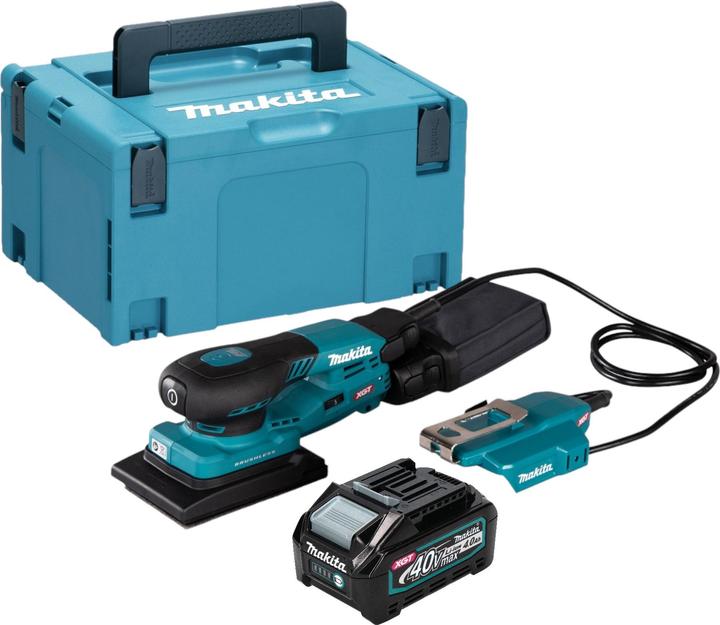 Actual product image Makita BO 005 CGM101 Cordless orbital sander 40 V max. 80 x 130 mm 3.0 mm stroke Brushless + 1x (Sander)