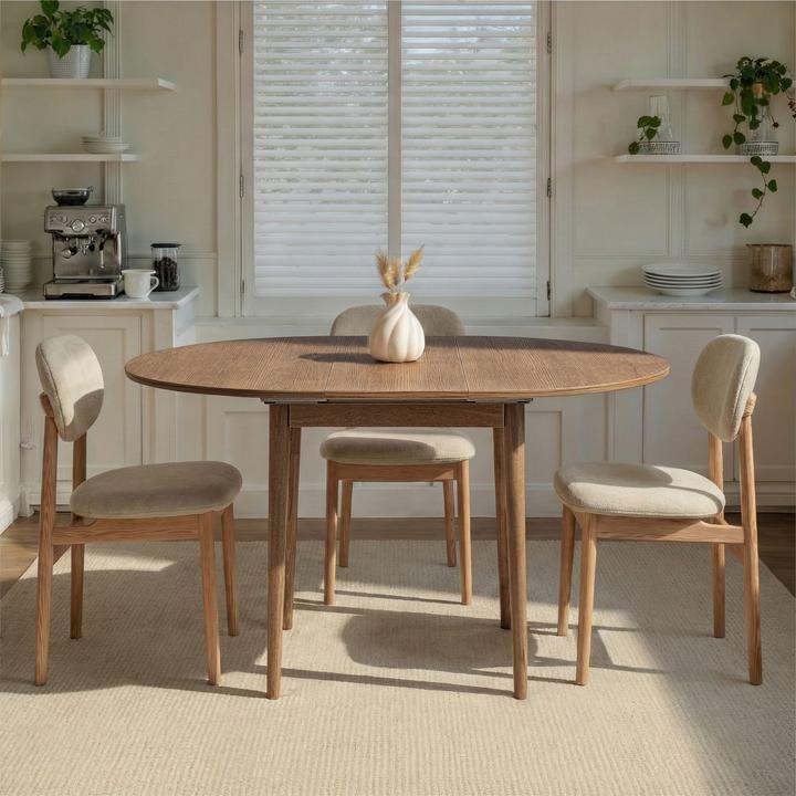 Image du produit Skye Decor Viona Extendable Dining Table (100 x 100 x 75 cm)