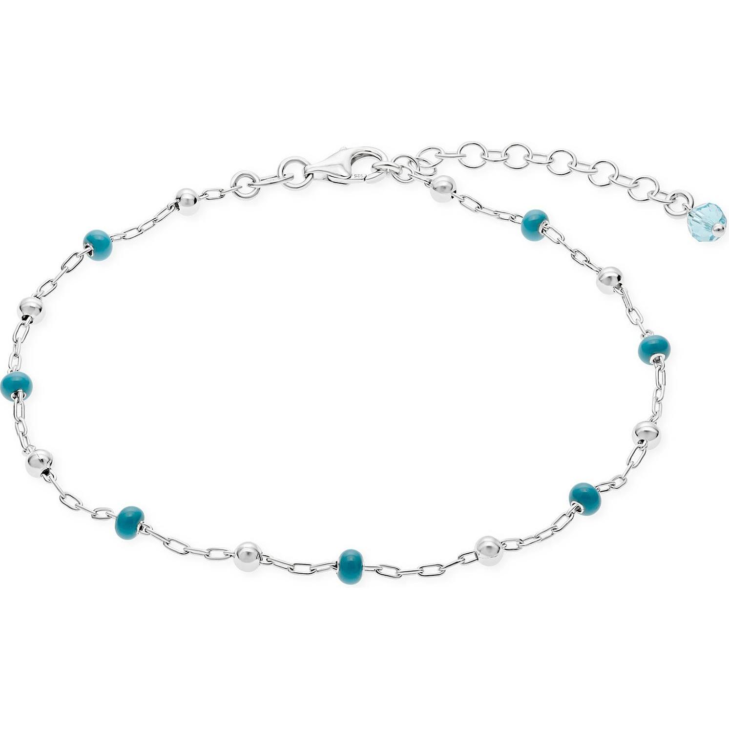 Favs, Fussschmuck, Fusskette, (925er Silber, 20 cm)