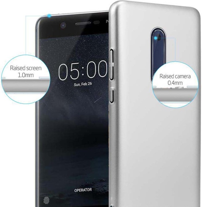 Actual product image Cadorabo Hard Cover Matt Metal Cover (Huawei Y5 (2017))