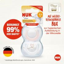 Image du produit NUK Sucettes Star (2 x, jusqu'à 6 M., dès la naissance)