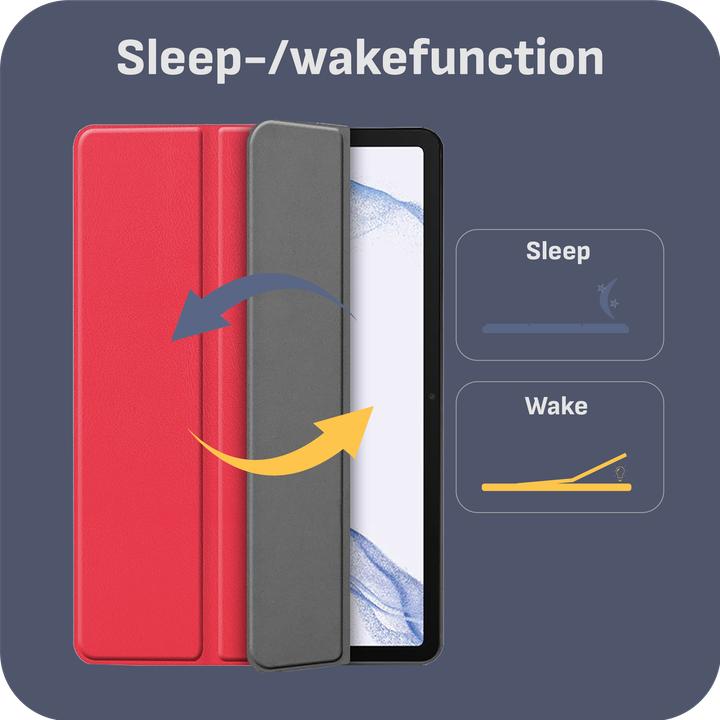 Actual product image Cazy Premium Smart Case Compatible with Samsung Galaxy Tab S8+ - Protective Case Cover - Automatic (Galaxy Tab S8+)
