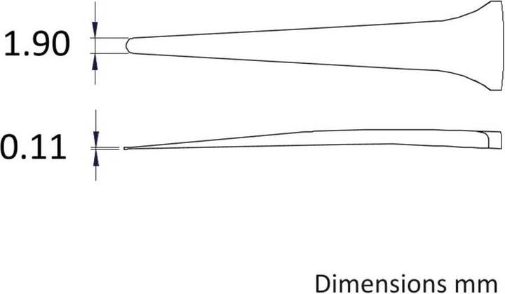 Immagine prodotto Ideal Tek 2A.SA.0.IT Pinzette di precisione 1 pezzo 2a 120 mm