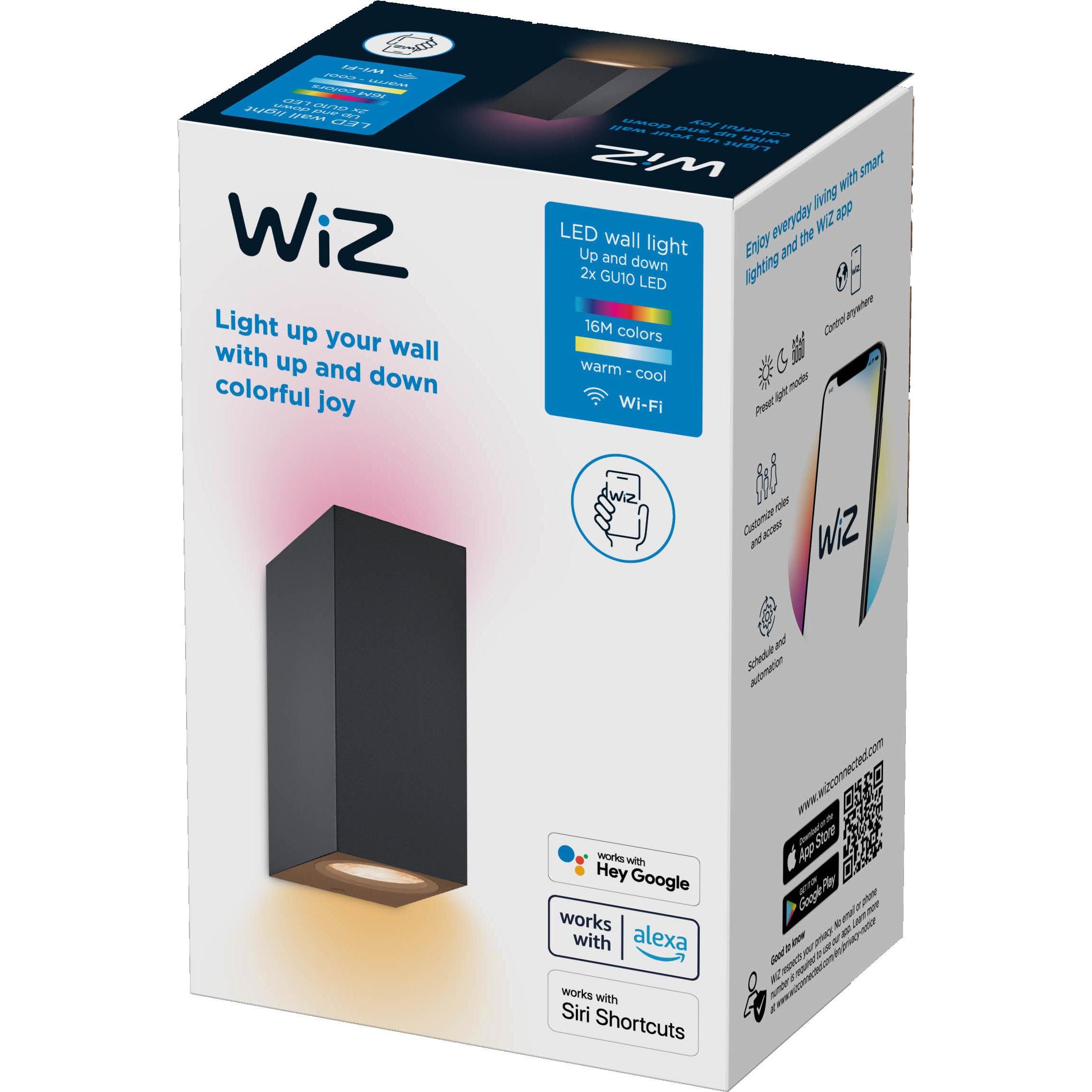 Thumbnail - WiZ, Wandleuchte + Deckenleuchte, Up & Down (172.50 lm, GU10)