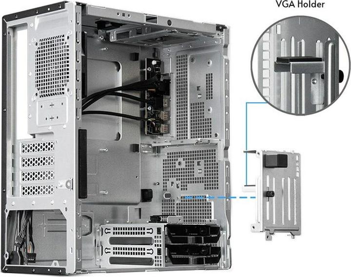 Produktbild Chieftec Bs-20b-Op Minitour Noir Sans Alim (mATX, Mini-ITX)