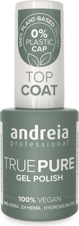 Actual product image Andreia Professional Hema Free Gel Polish True Pure 21 Free and 100% Vegan for Sensitive Nails Top Coat 10.5 (Top coat)