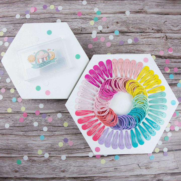 Immagine prodotto Papierdrachen Scatola di elastici per capelli per bambini + fascette per capelli