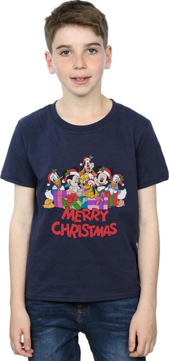Actual product image Disney Boys Mickey Mouse And Friends Christmas T-Shirt (140, 146)