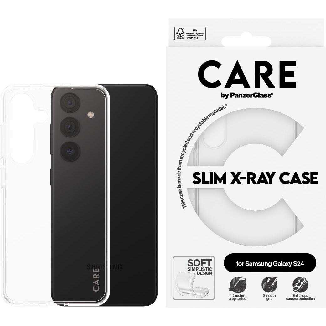 Thumbnail - PanzerGlass Fashionable Case Transparent X-Ray Soft Basic Samsung S24 (Samsung Galaxy S24), Smartphone Hülle, Transparen...
