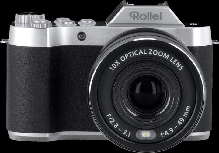 Produktbild Rollei Powerflex 10x Retro I 64 MP Digitalkamera mit 4K (4.9 - 49 mm, 64 Mpx, 1/2.8")