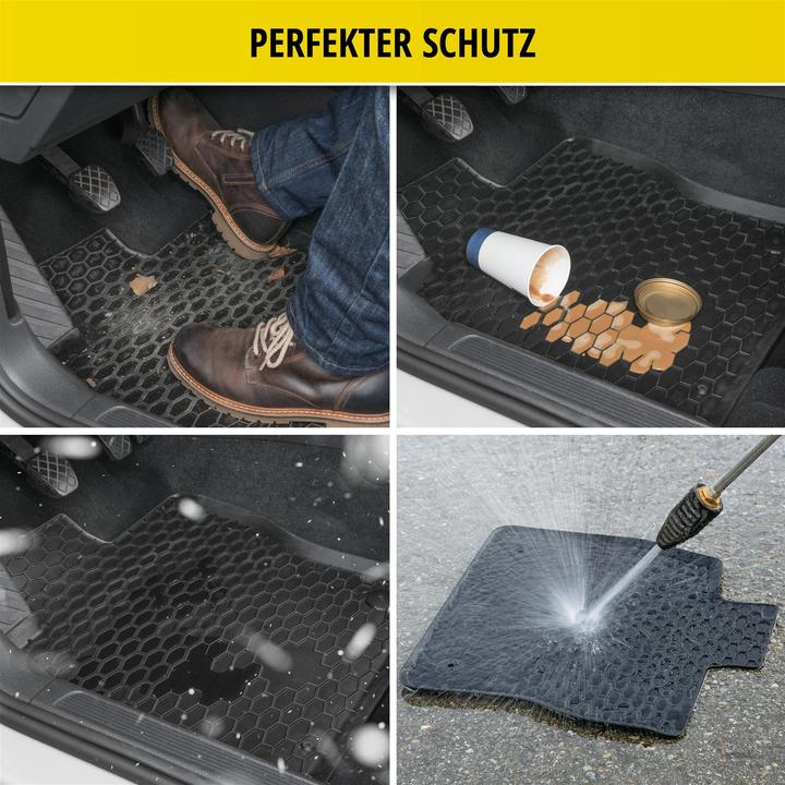 Actual product image Walser Rubber mats suitable for VW ID.3 2019 - Today, Cupra Born 2021 - Today (2 front mats + 2 rear mats)