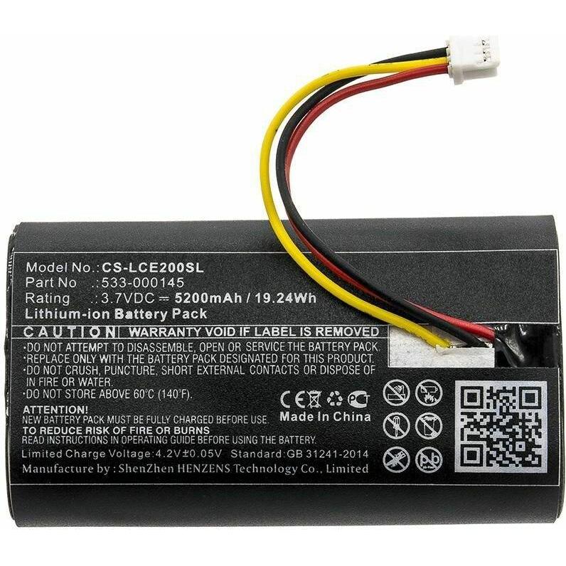CoreParts Battery for Home Security (Akku), Kamera Stromversorgung, Schwarz