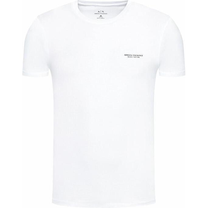 Armani Exchange, Herren, Shirt, T-Shirt Sportlich, Weiss, (M)