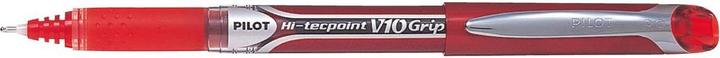 Image du produit Pilot Roller Hi-Tecpoint Grip V10 0,6mm rouge pointe ogive indélébile (Rouge, 1 x)