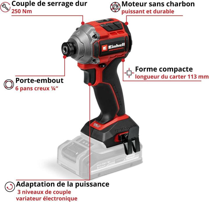 Produktbild Einhell TP-CI 18/250-C Li Brushless (Schlagschrauber)