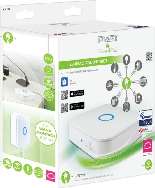 Actual product image Schwaiger Gateway HA 2nd generation white