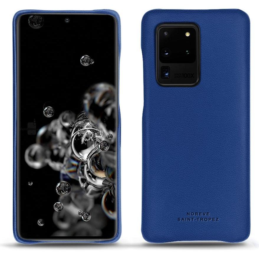 Thumbnail - Noreve Lederschutzhülle (Samsung Galaxy S20 Ultra 5G), Smartphone Hülle, Blau