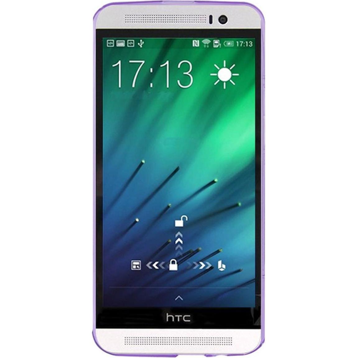 Thumbnail - König Design Handyhülle TPU Schutzhülle für HTC One E8 Lila / Violett (HTC One E8), Smartphone Hülle, Violett