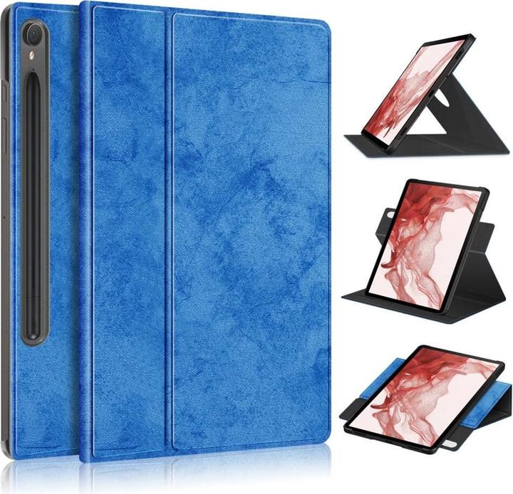 Produktbild Cover-Discount Galaxy Tab S9 - 360-Grad Tablet Hülle blau (Galaxy Tab S9)