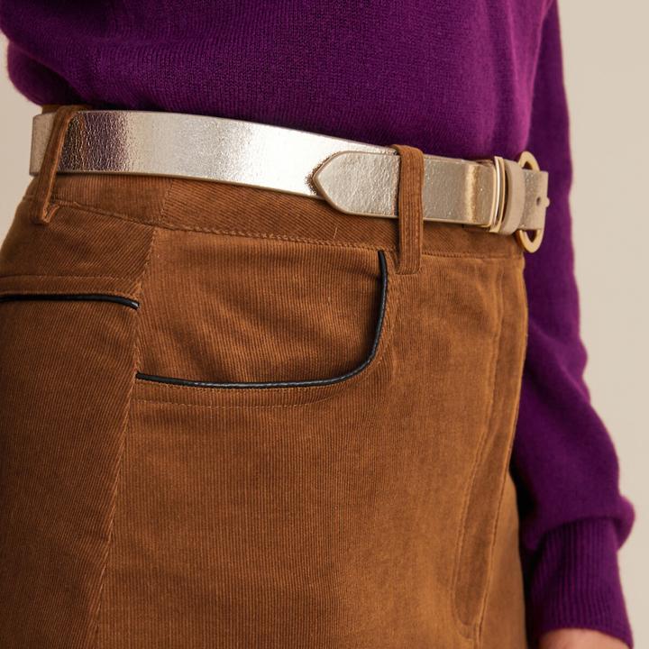 Image du produit Anne Weyburn Jupe évasée en velours (44)